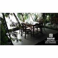 咸陽(yáng)假山塑石 園林景觀 生態(tài)餐廳施工 古建 西安融諾景觀工程